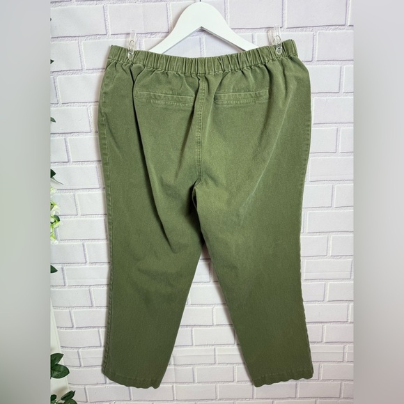 Isaac Mizrahi 18W Olive green Pants | Pull-On Comfort Fit Style - Picture 7 of 9